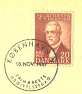 Frimærke, I.C.Jacobsen