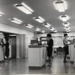 EDB-afdelingen i hovedkontoret på Vesterfælledvej, 1960.