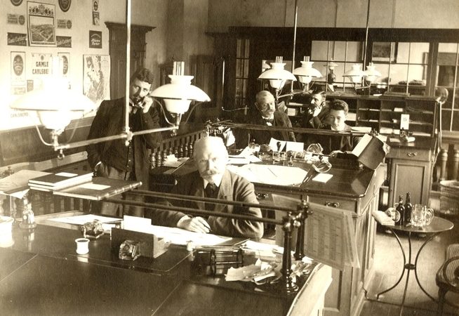 Ekspeditionen i Ny Carlsberg hovedkontor