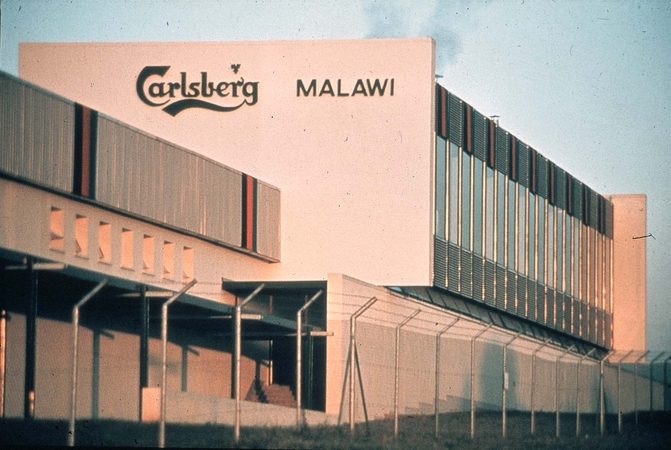 Bryggeriet i Malawi blev indviet i 1968.